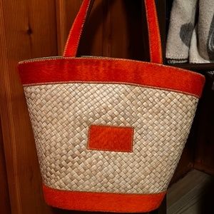 Philosophy Summer bag with pony hair